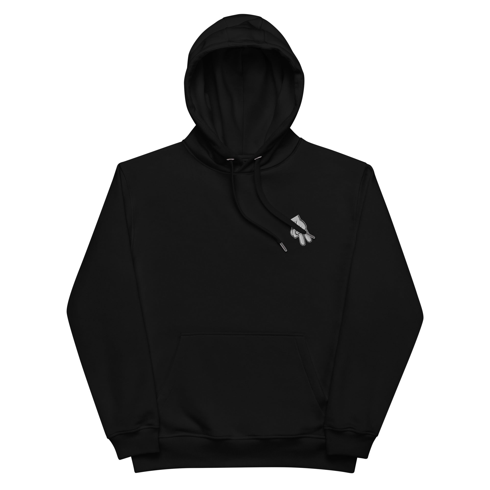 Wave Sign Embroidery Hoodie