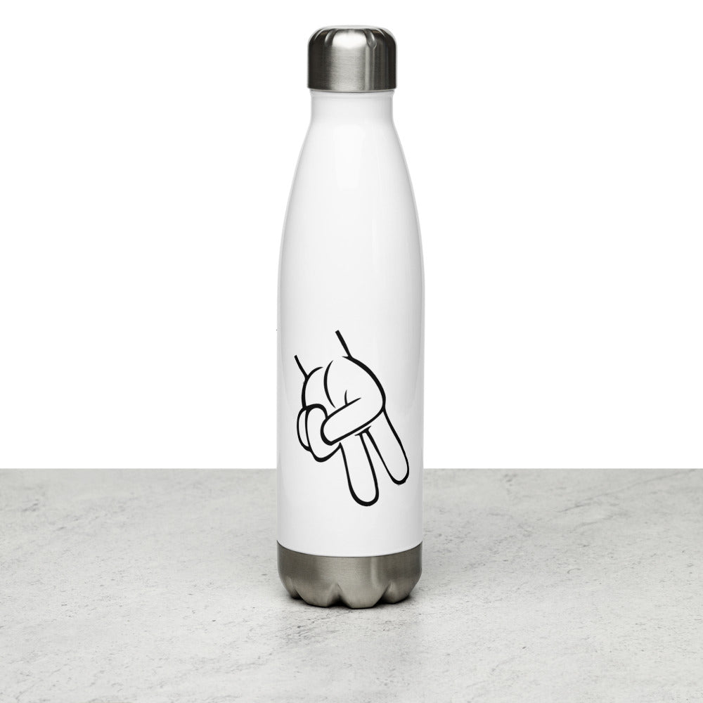 Wave Sign Stainless Steel Water Bottle