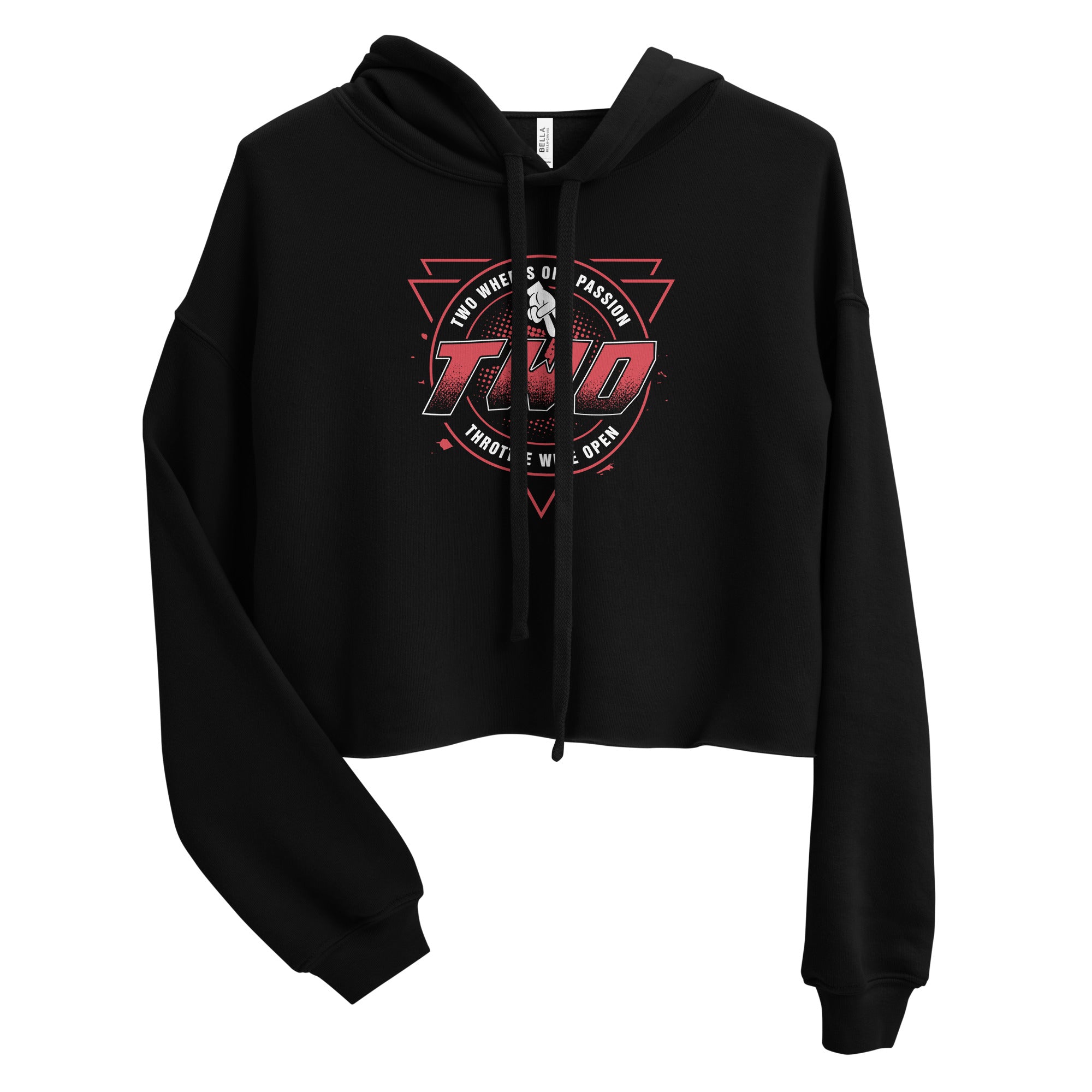 “TWO” Crop Hoodie